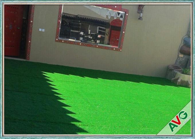 PE + PP مواد خانه در فضای باز زمین چمن مصنوعی سبز / رنگ سبز سیب 0