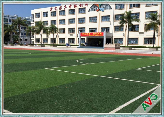 Outstanding Smooth Football Artificial Turf / Grass 100% Recyclable Material 0