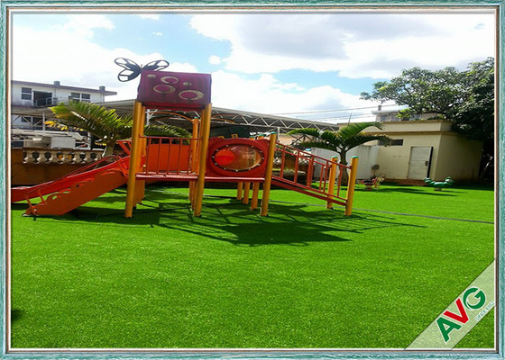 چین چمن مصنوعی در فضای باز با ارتفاع 35 میلی متری نگهداری آسان برای پارک تفریحی کودکان تامین کننده