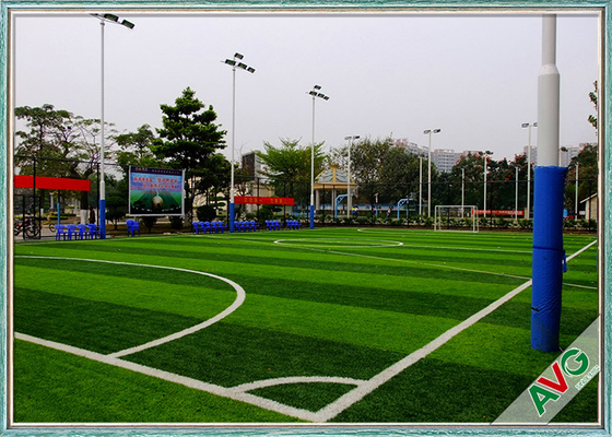 چین چمن مصنوعی فوتبال با عرض رول 5 متری صاف / چمن مصنوعی فوتبال ملایم تامین کننده