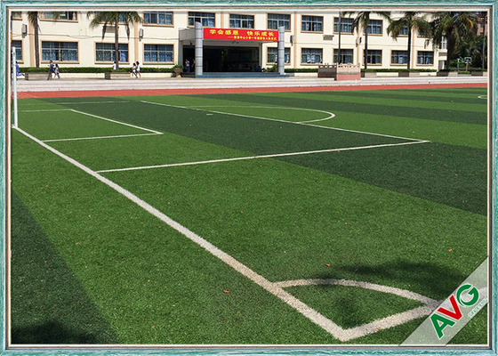 چین Outstanding Smooth Football Artificial Turf / Grass 100% Recyclable Material تامین کننده