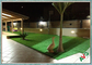 PE + PP مواد خانه در فضای باز زمین چمن مصنوعی سبز / رنگ سبز سیب تامین کننده