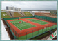 چمن مصنوعی تنیس استاندارد ITF، زمین تنیس چمن تقلبی PP + پشتیبان خالص تامین کننده